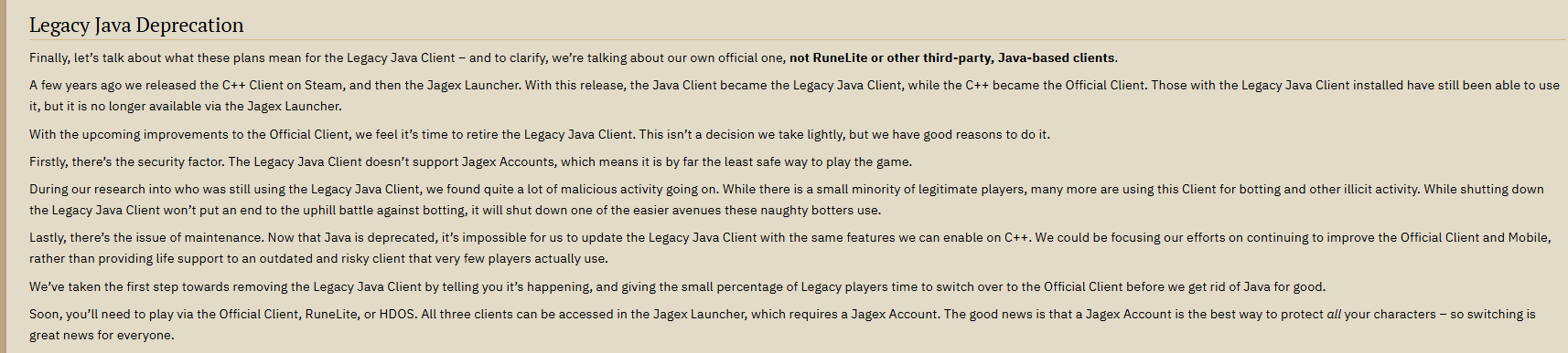 osrs bot clients java removal osbot osrs